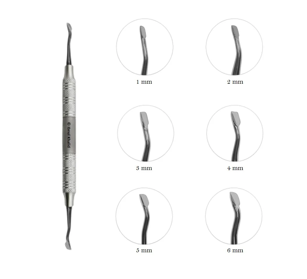 Winged Elevator Double Ended Back Bent Winged Elevator Double Ended Back Bent