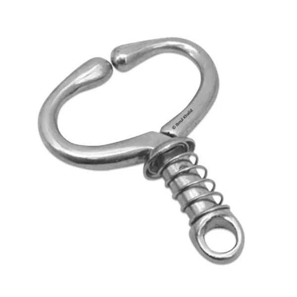 Large Bull Holder With Spring