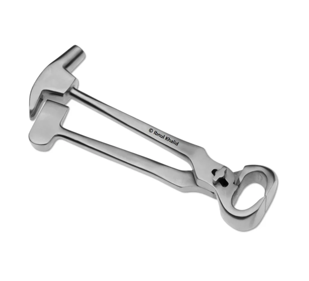 3 In 1 Farrier Hammer & Hoof Buffer With Clinch Cutter