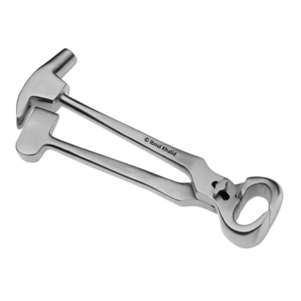 3 In 1 Farrier Hammer & Hoof Buffer With Clinch Cutter