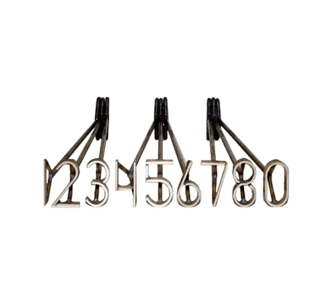 Fire Heated Branding Irons 0-9 Numbers Fire Heated Branding Irons 0-9 Numbers