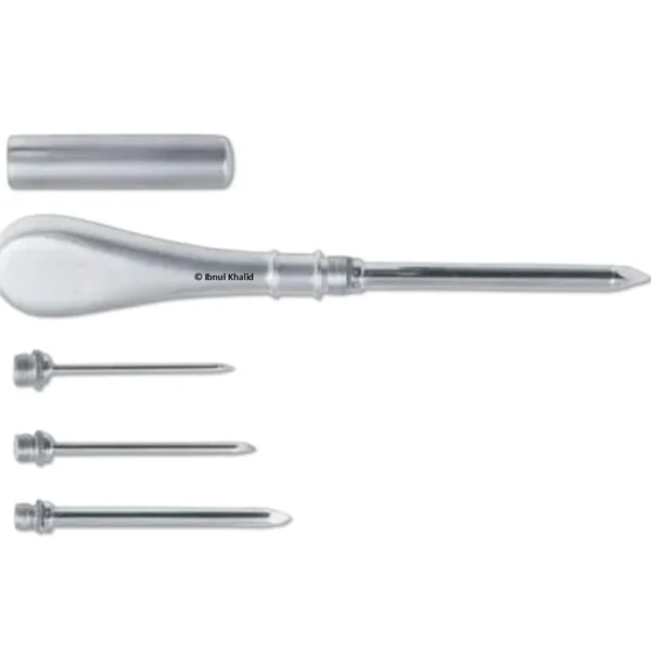 Trocar Cannula Flat Handle Set of 4