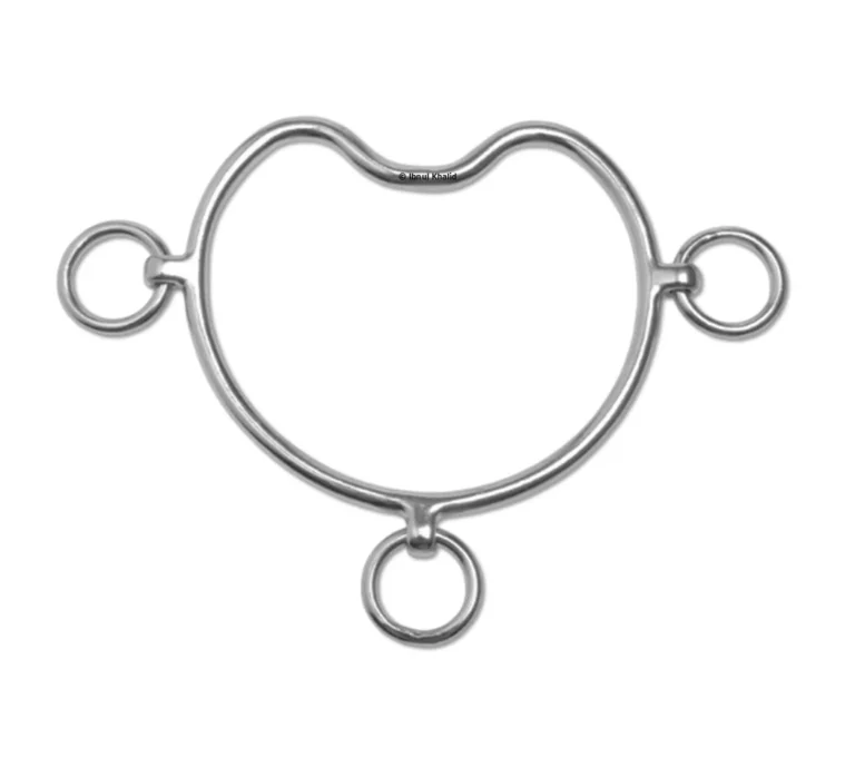 Anti Rearing Bit Silver